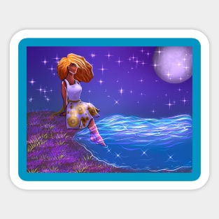 Vixie by the Moonlight Sticker